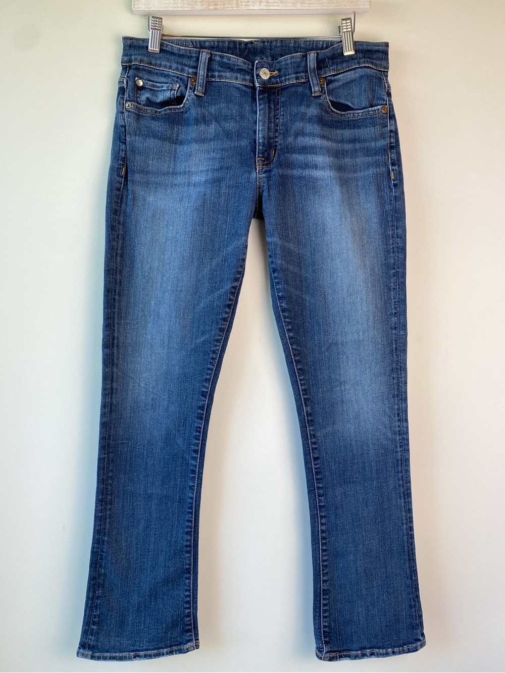 Denim Supply Womens Skinny Boot Jeans 30x30 Blue Ralph Lauren Stretch Low Rise
